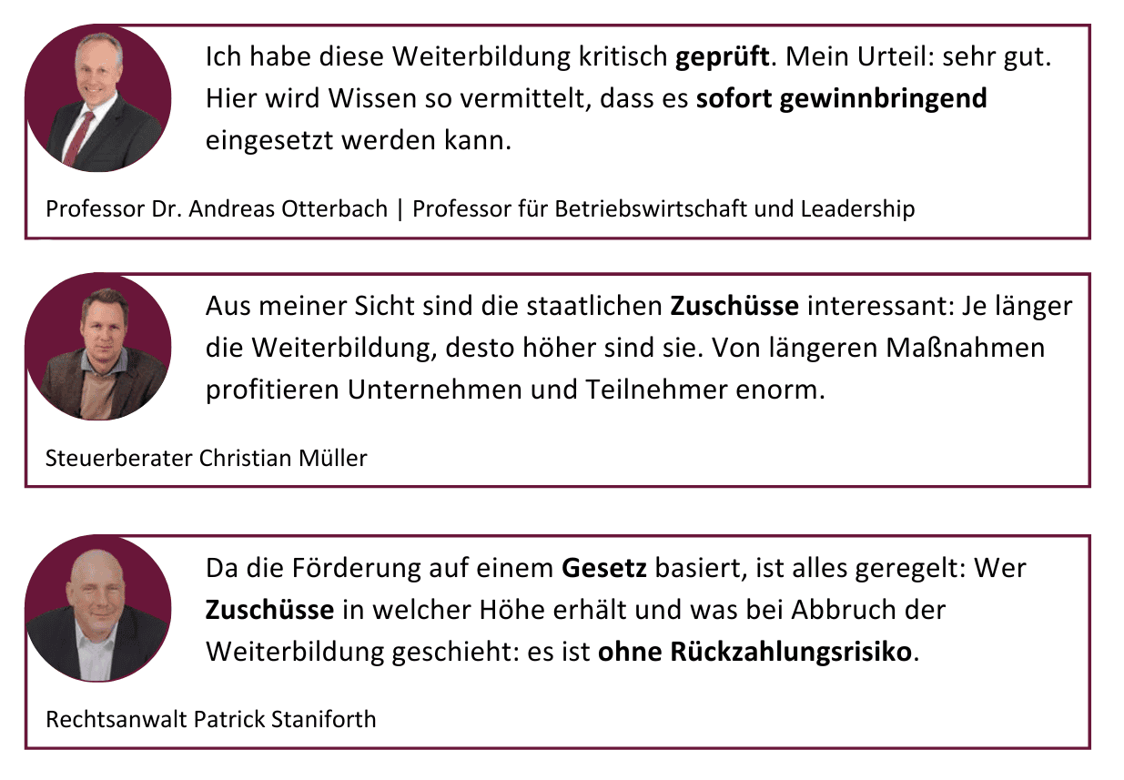 Unternehmer die bereits Zuschüsse erhalten haben