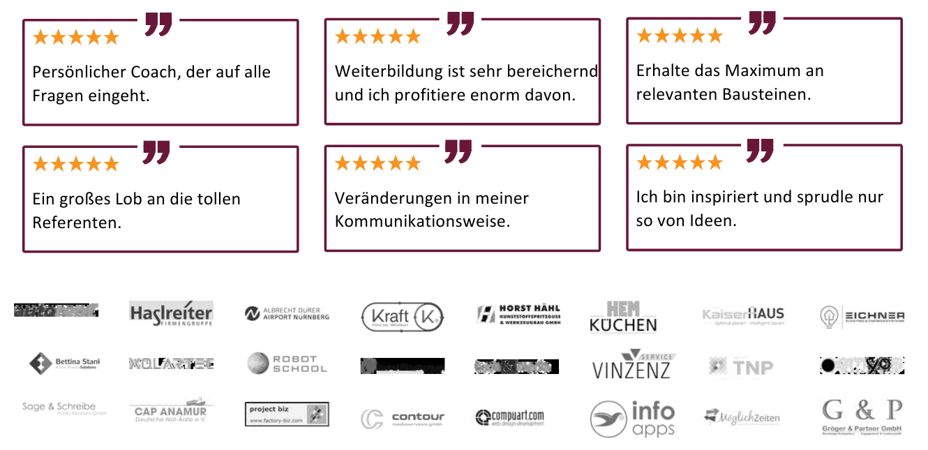 Testimonials zur Weiterbildung